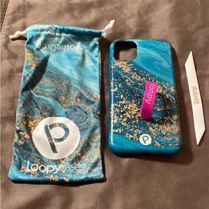 iPhone 11 Pro Max Loopy case with extra loop🌼